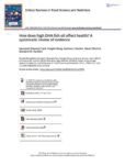 How does high DHA fish oil affect health A systematic review of evidence